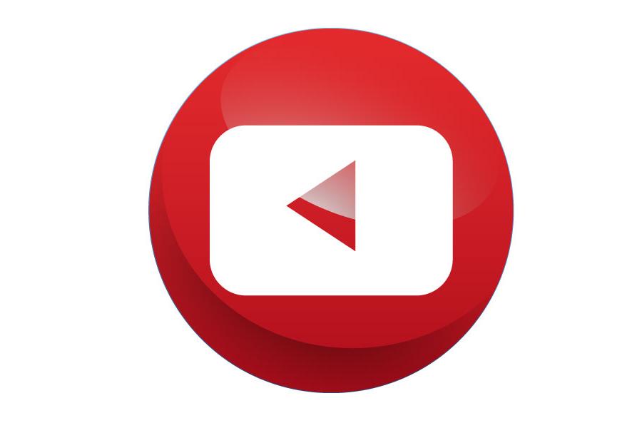 YouTube logo.